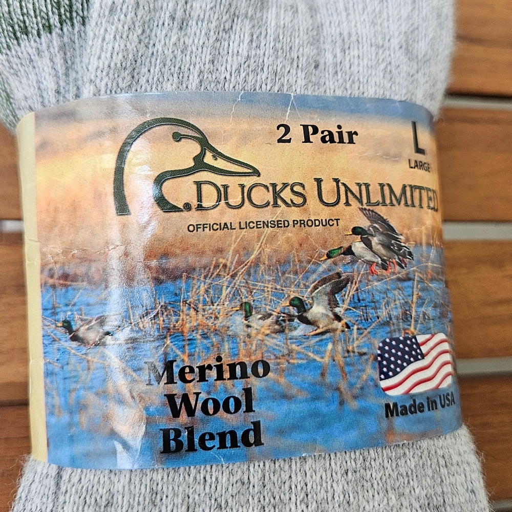 Gray Casual Merino Wool Blend Socks